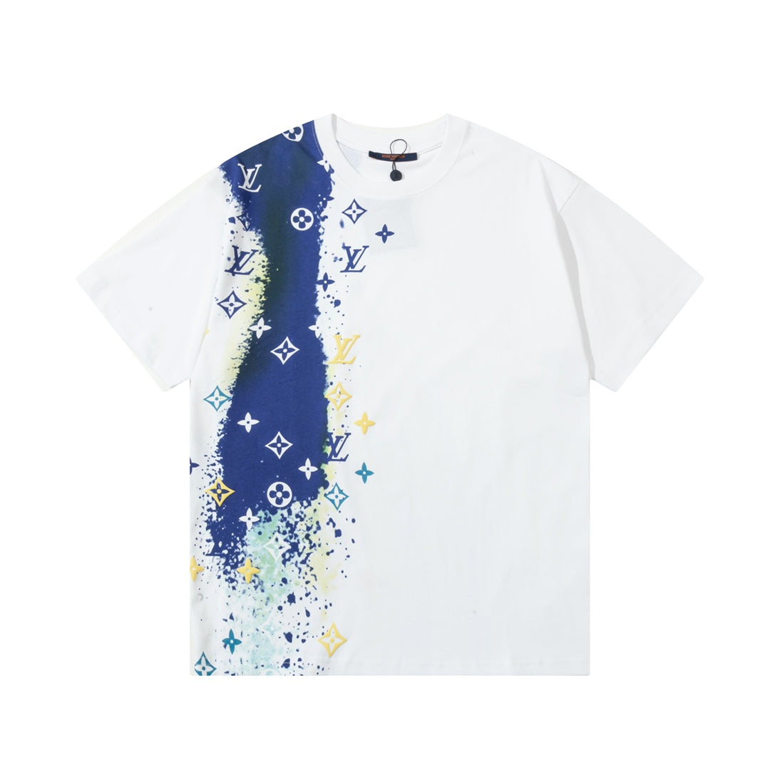 Star River Textured Printed T shirt