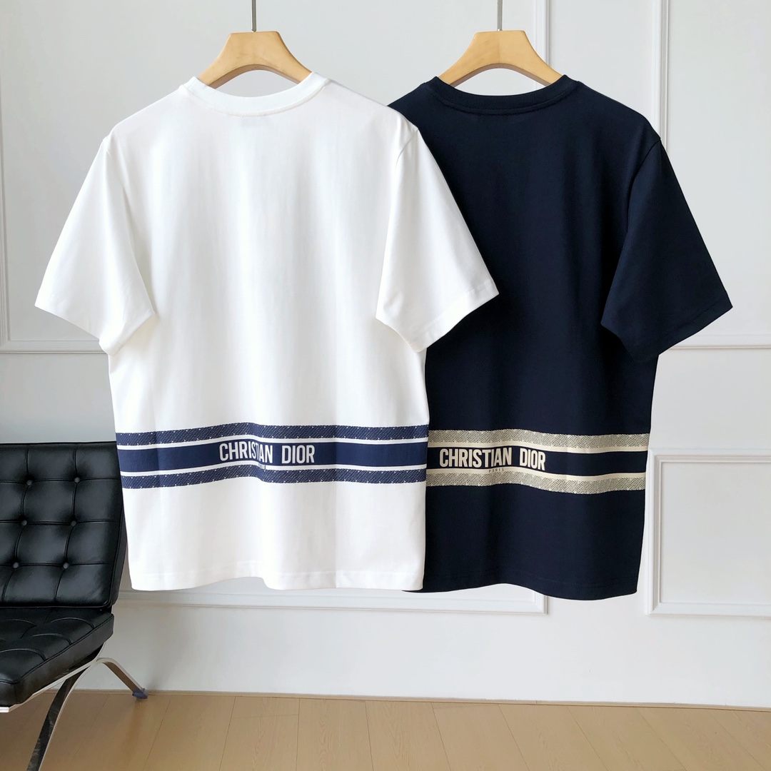 Old Monogram Pocket Patchwork Couple T-Shirt