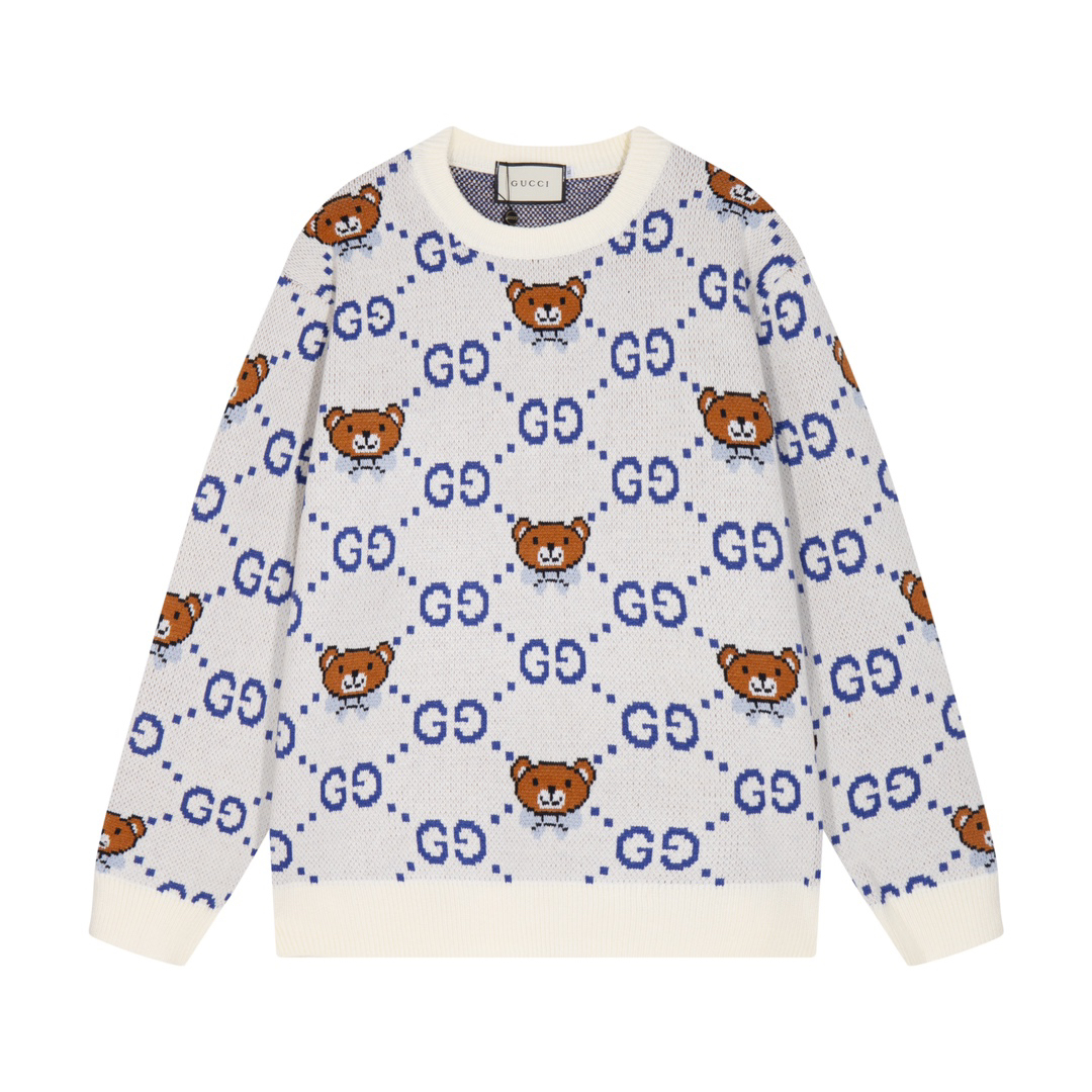 Bear knitted sweater