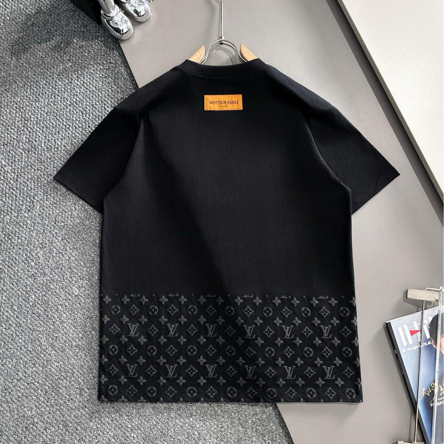 Half Embossed Foam Lettering T-Shirt