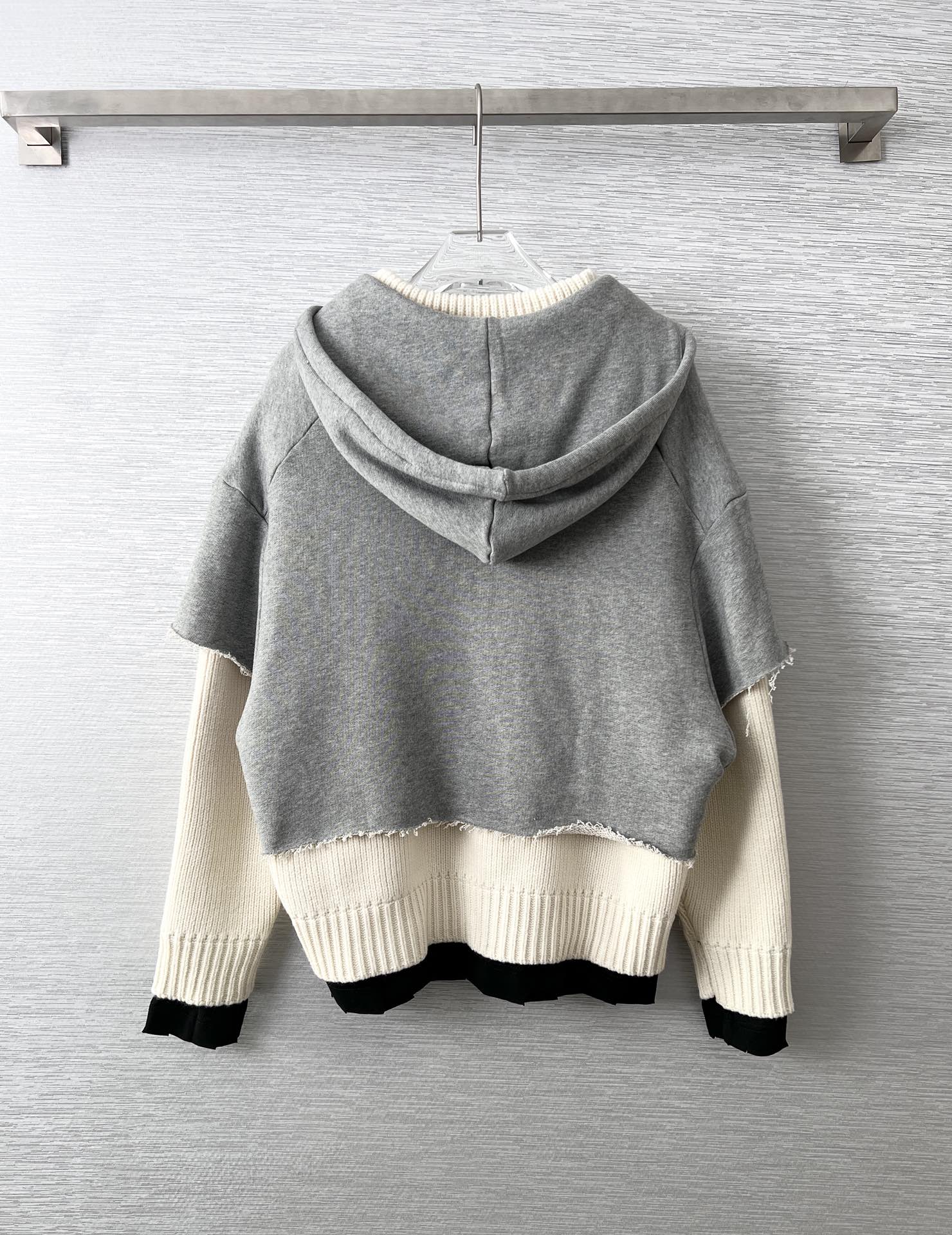 3-Layer Hooded Sweatshirt