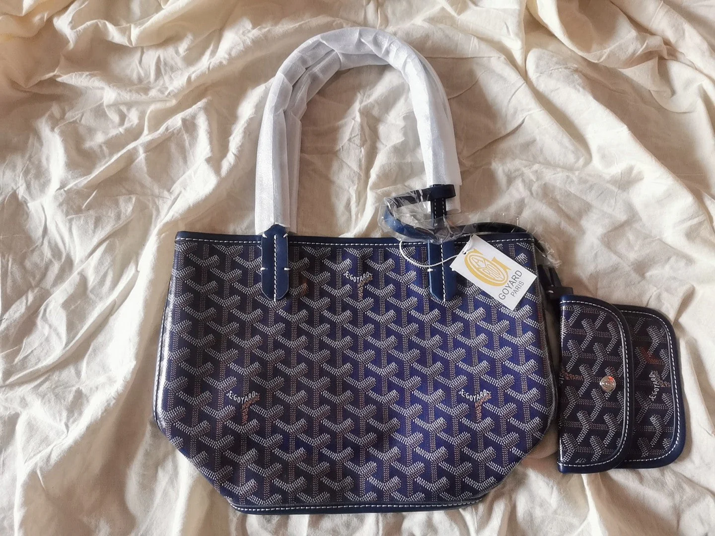 Mini 38CM Blue Canvas Bag