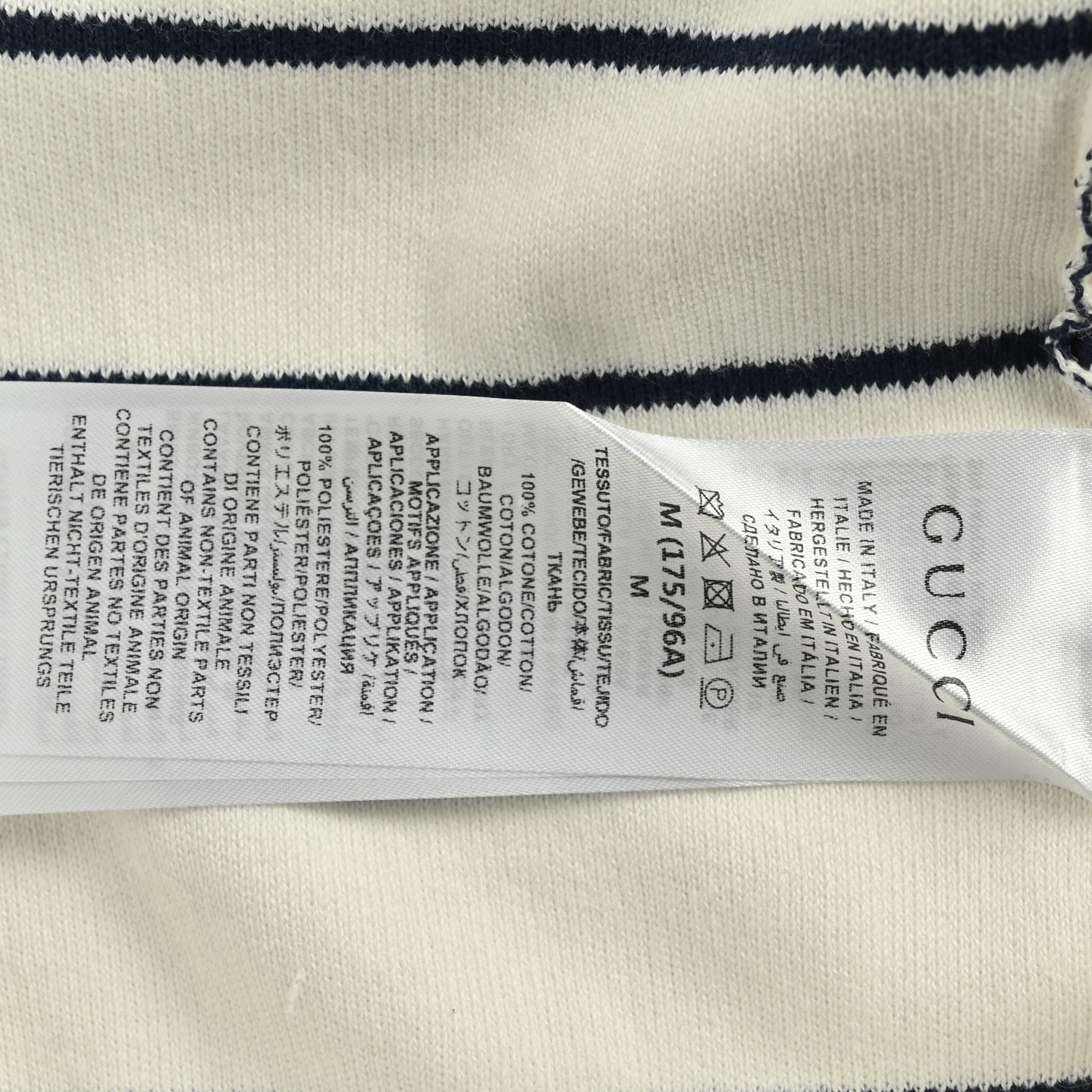 25ss Striped Knit Polo Shirt