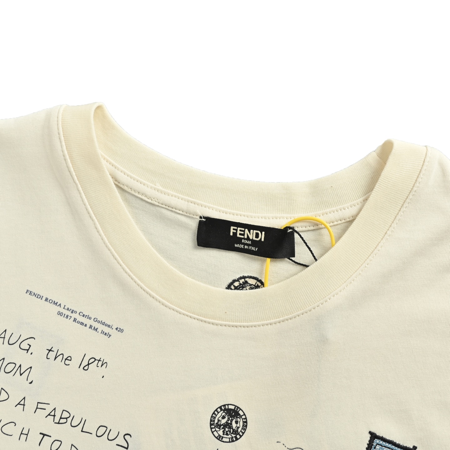 25SS Stamp Print Graphic T-Shirt