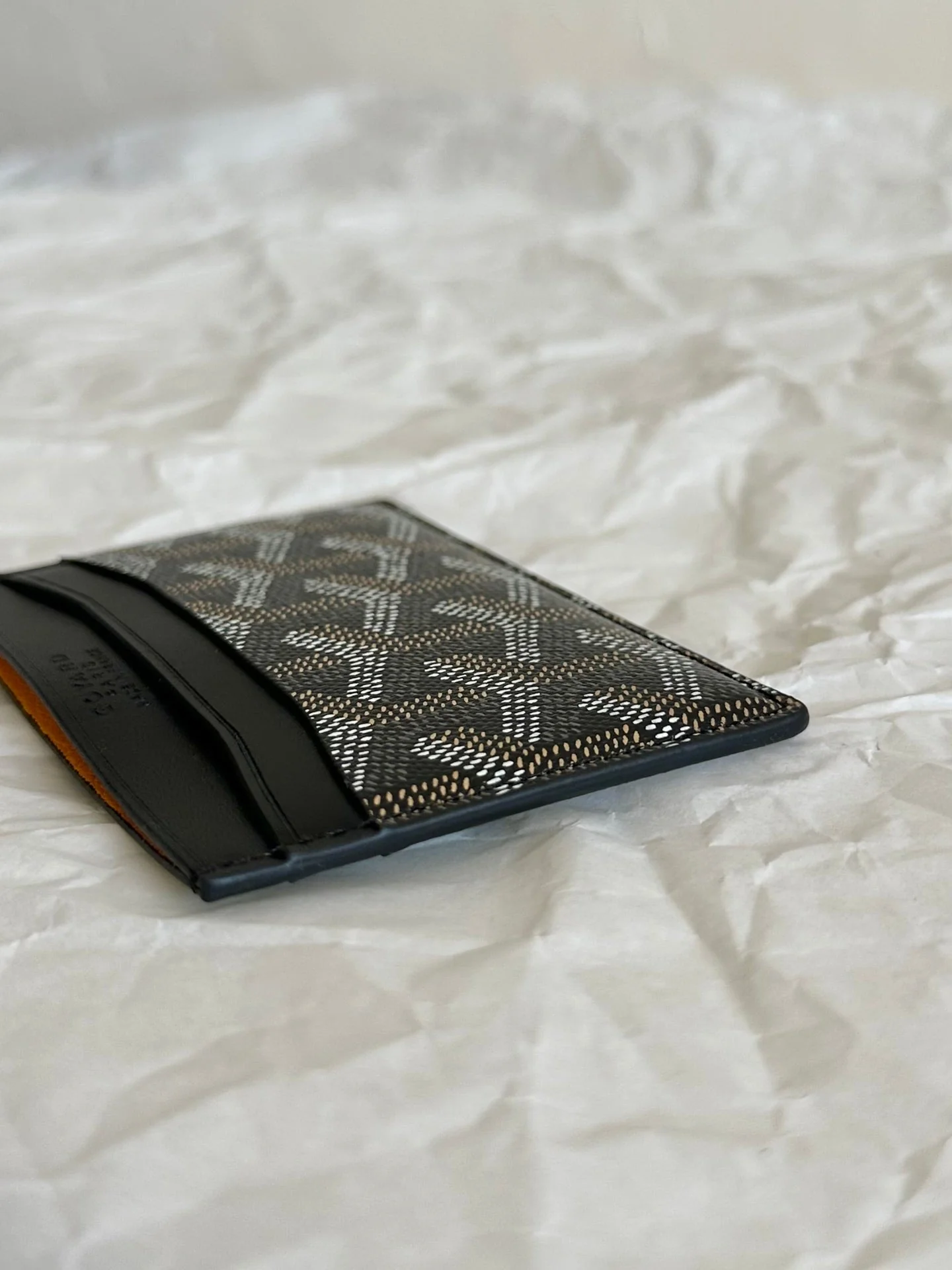 Black Calfskin Card Holder