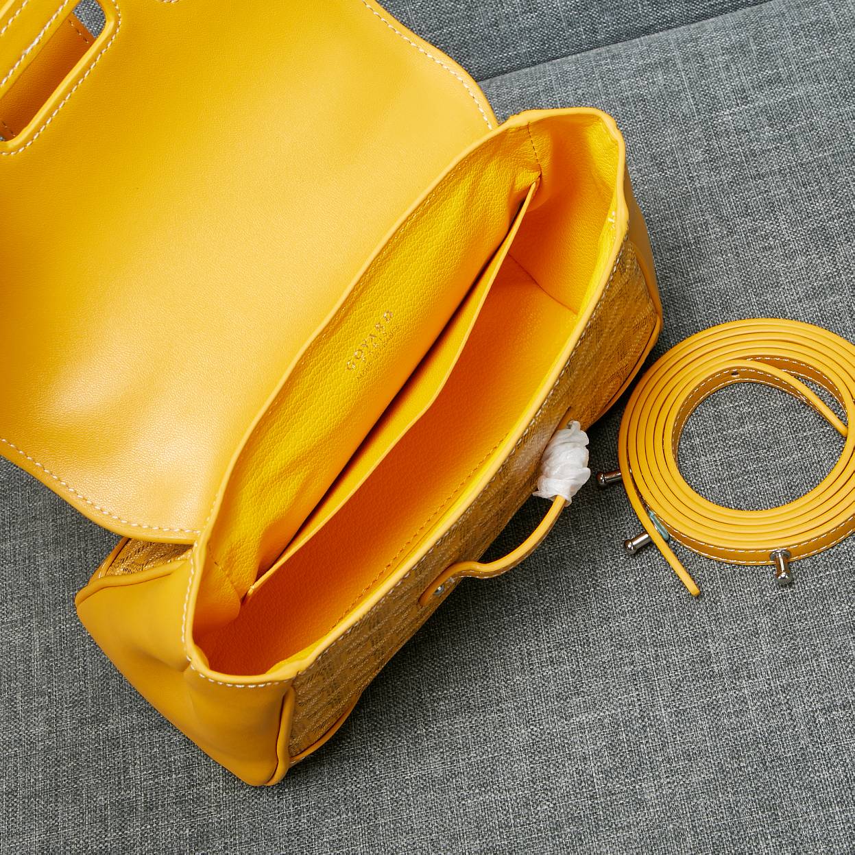 Mini Bag Yellow Canvas