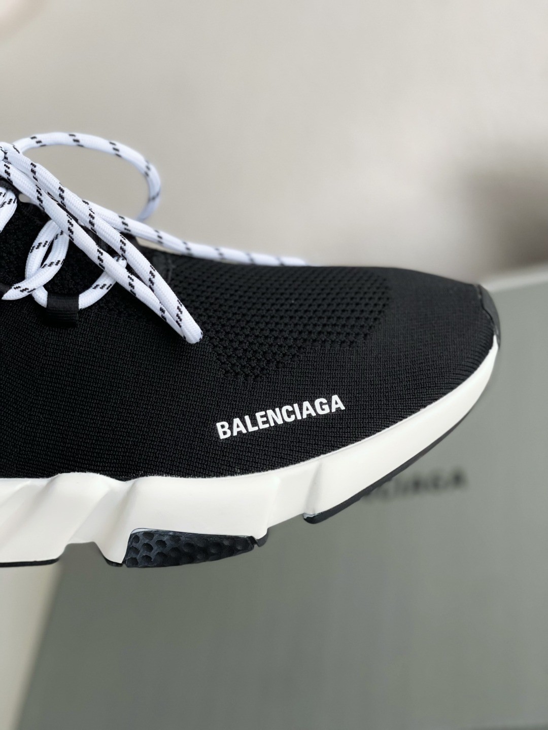 Balenciaga Speed Lace Up Black