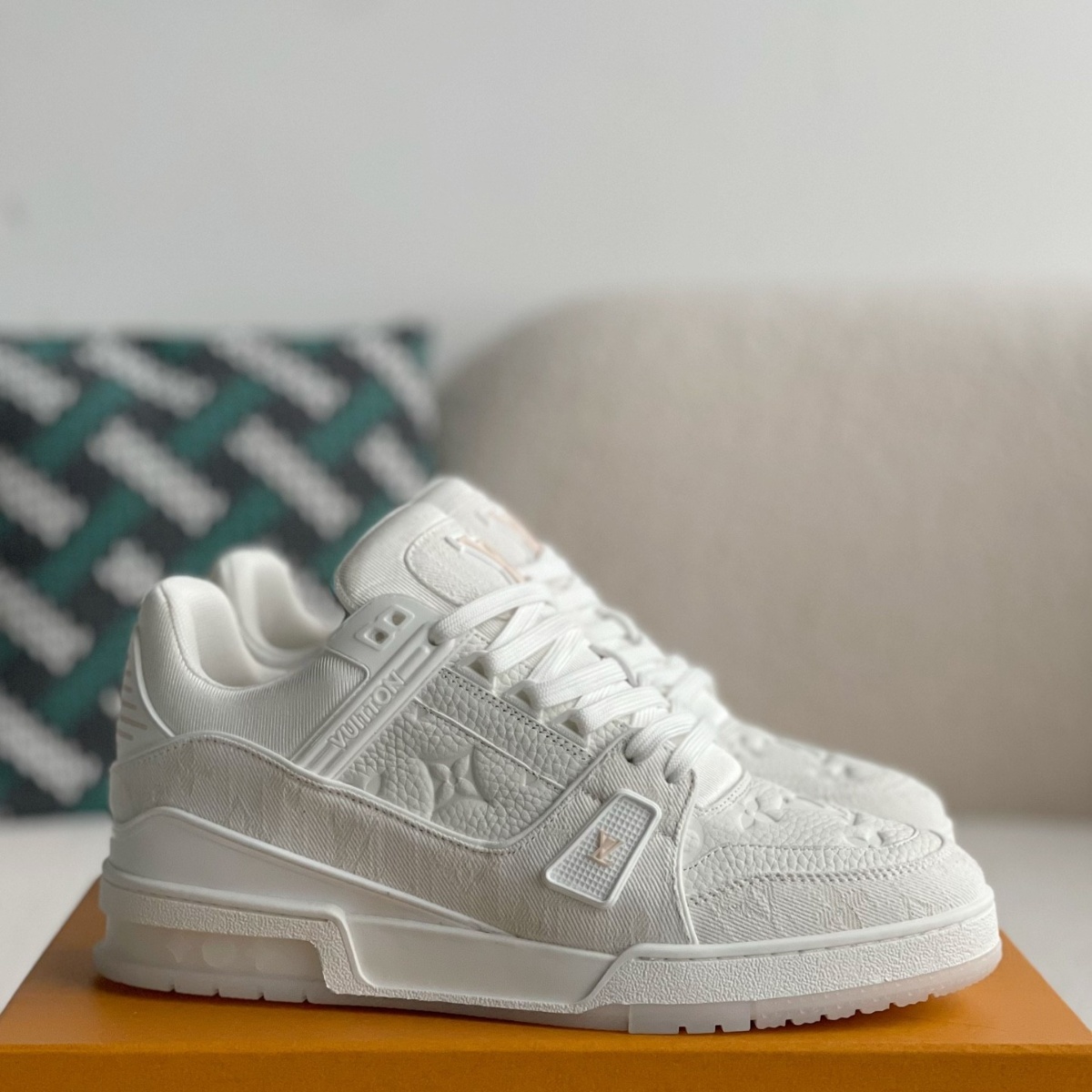 Luxury Leather Platform Sneakers