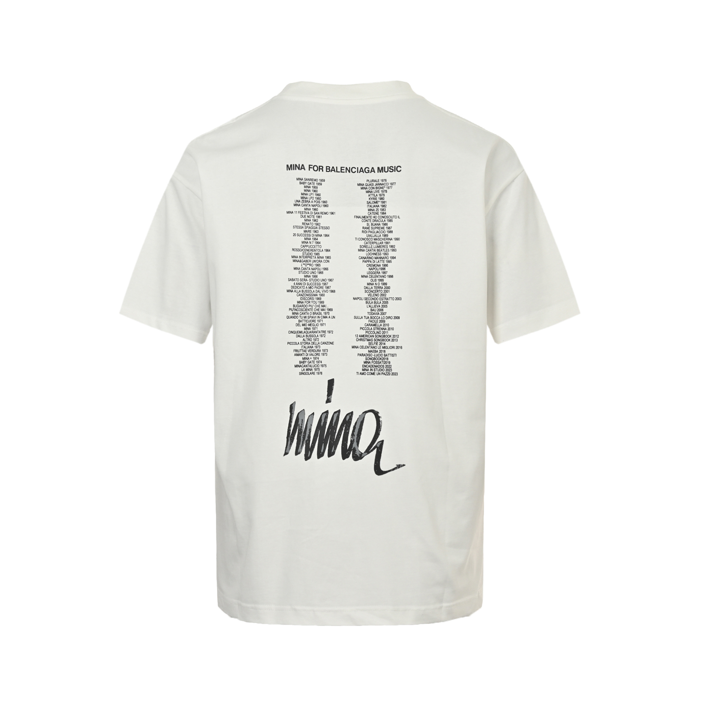 Portrait album print T-shirt