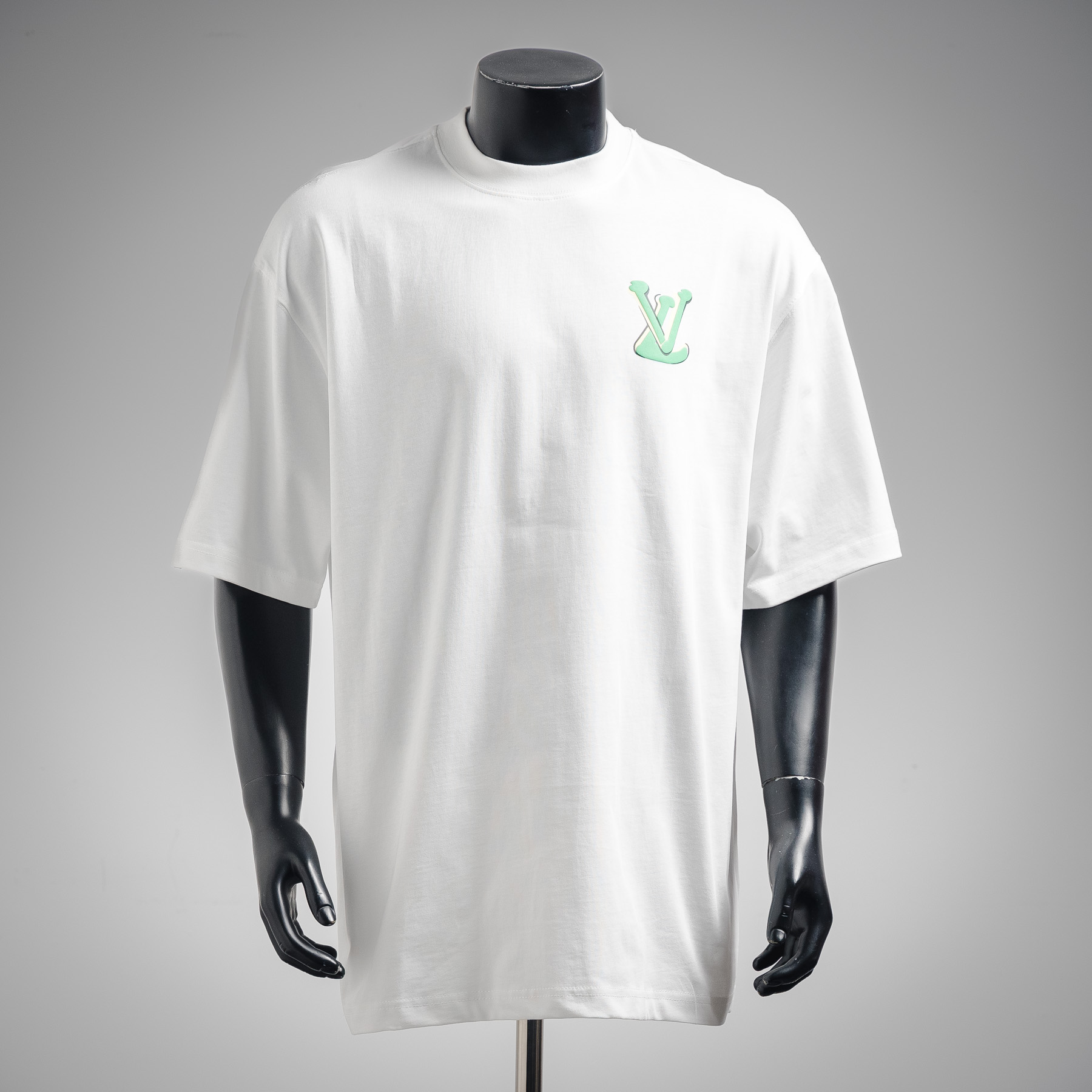 Colorful letter print short-sleeved T-shirt