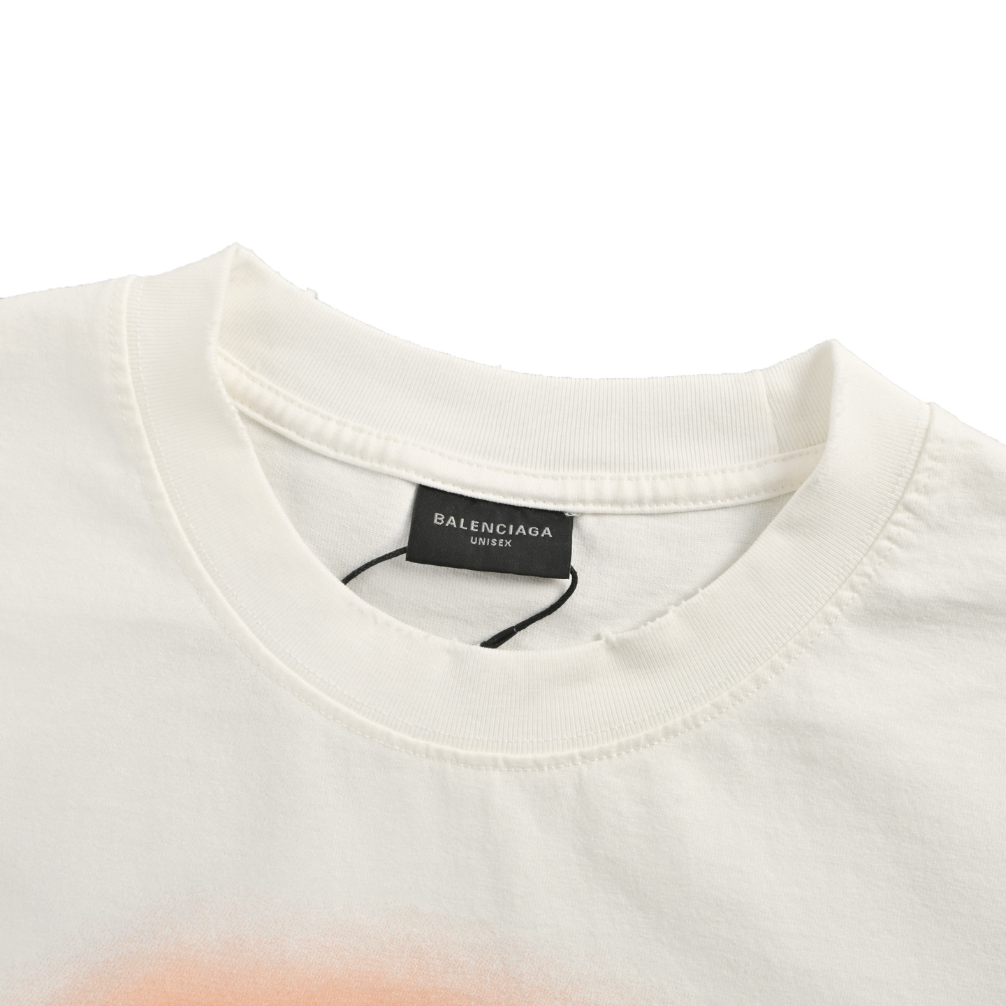 Lock letter embroidered inkjet short-sleeved T-shirt