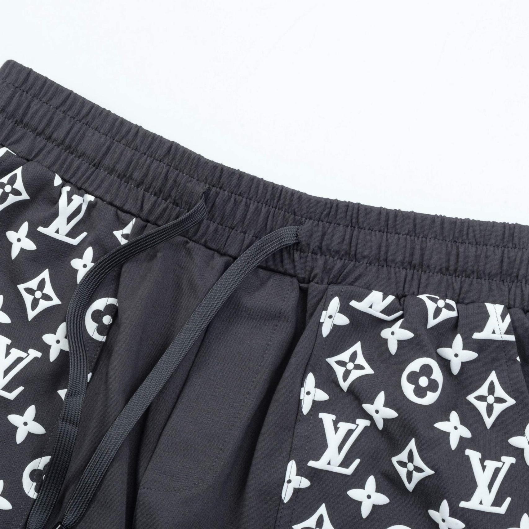 High craft printed knitted shorts