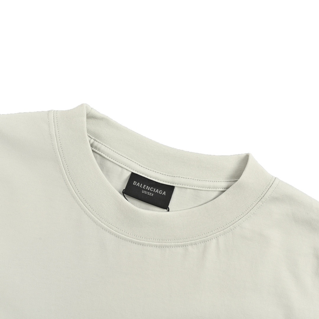 Lighthouse print short-sleeved T-shirt