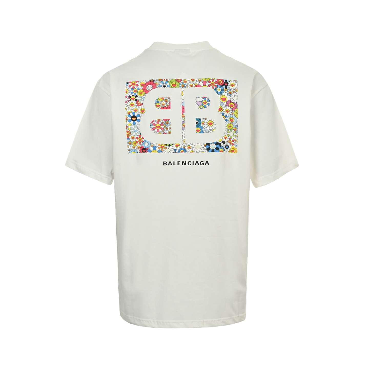 25ss sunflower print short-sleeved T-shirt