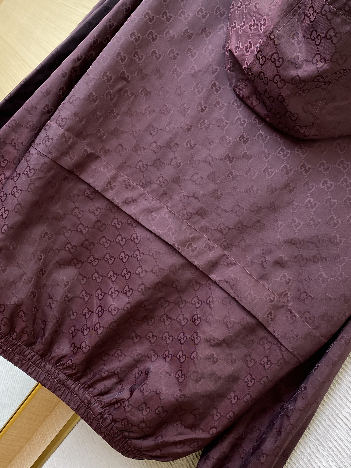 Jacquard Indonesian Dragon Fabric Hooded Jacket