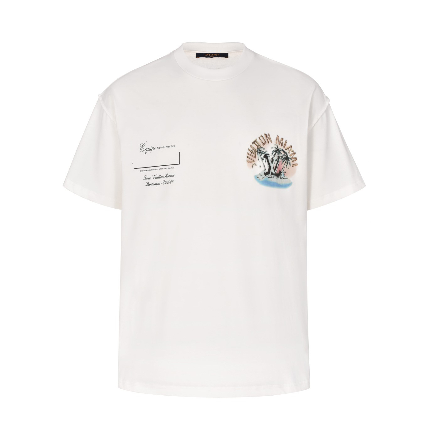 Coconut Tree Print Short Sleeve T-Shirt