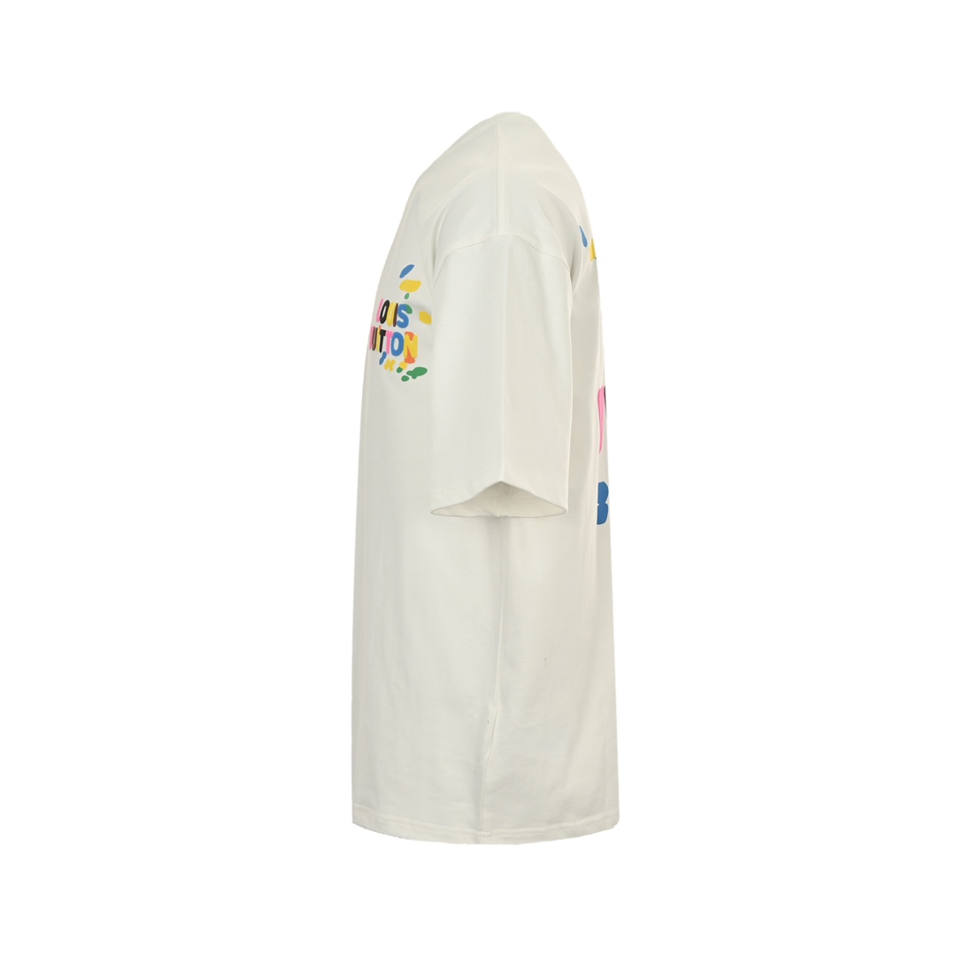 Foam Printed Lettering T-shirt