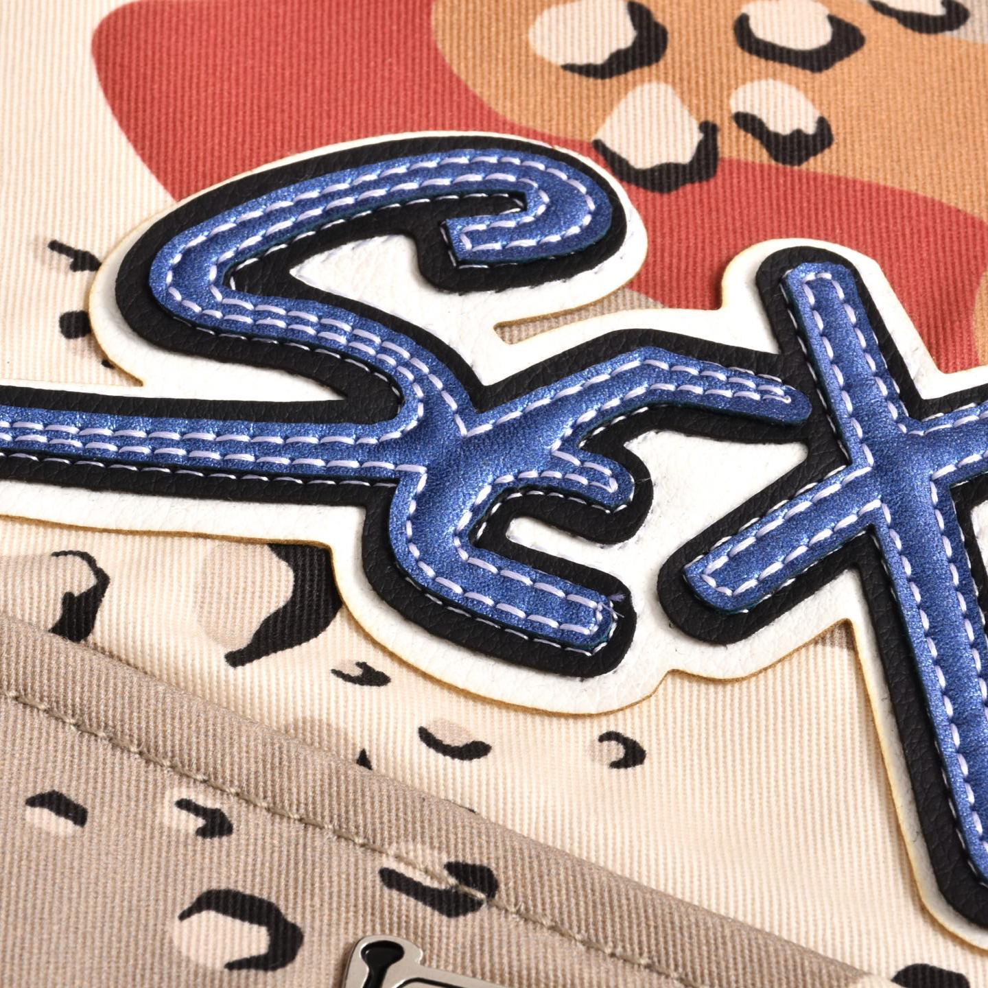 Cross camouflage short-sleeved shirt