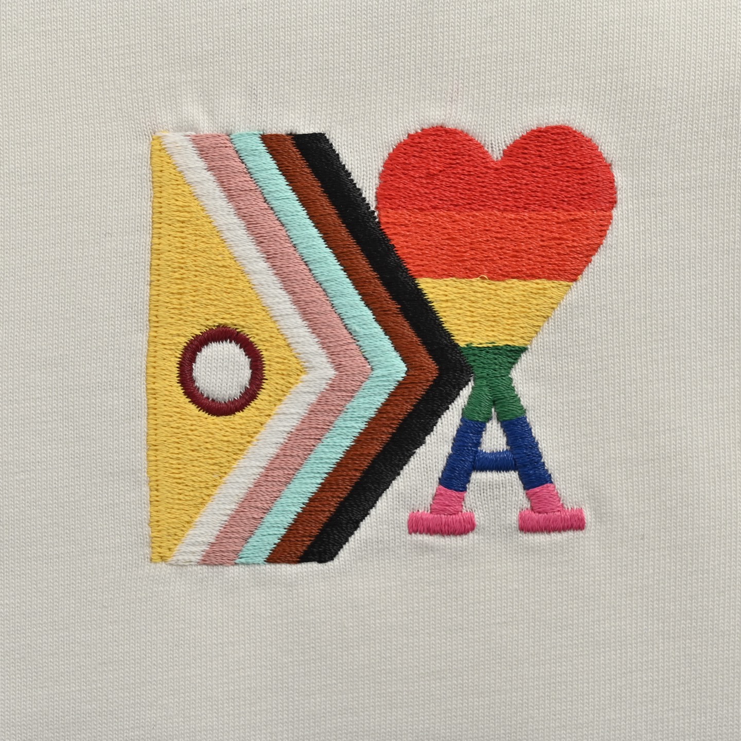 25SS Rainbow Series Embroidered T-Shirt
