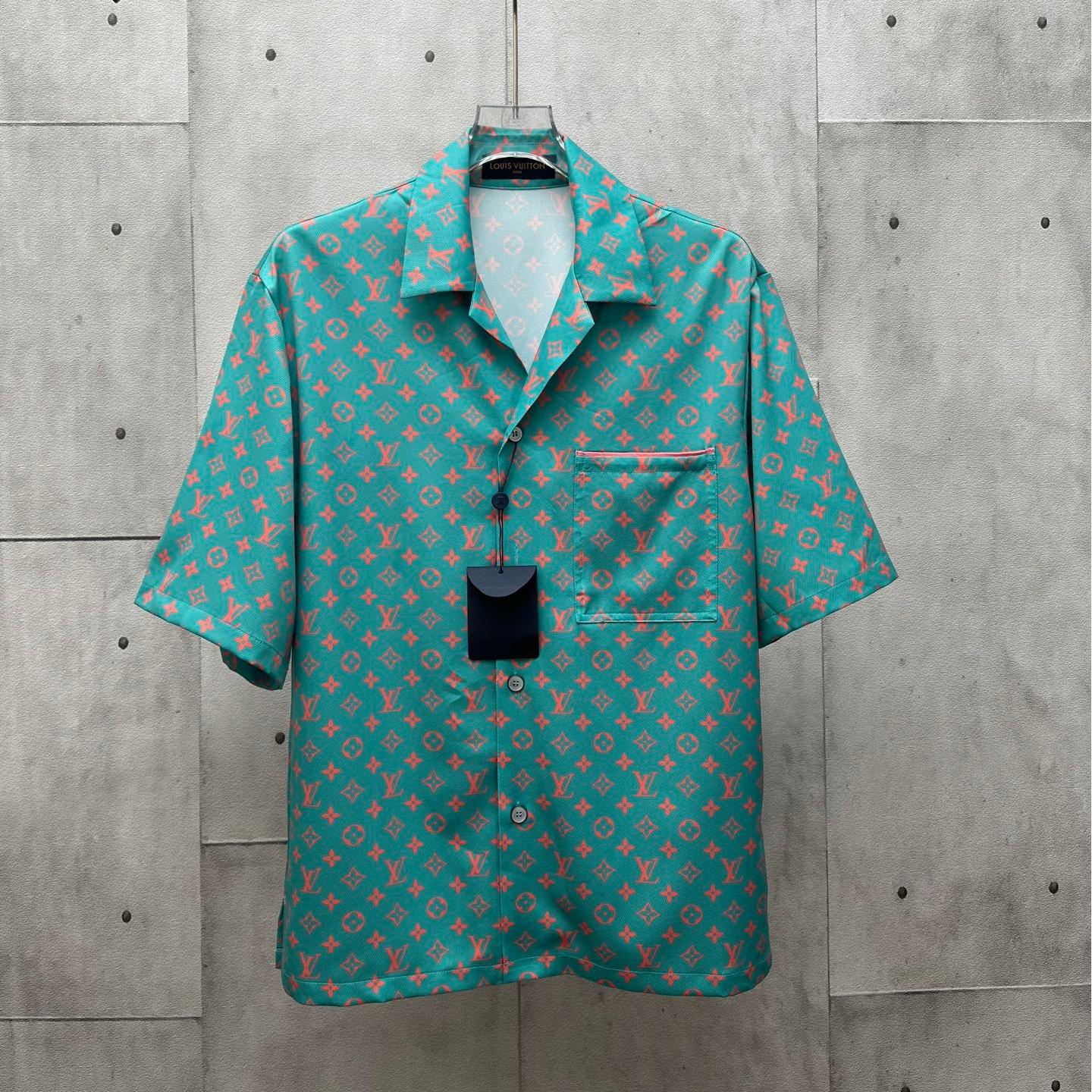 Silk jacquard casual shirt