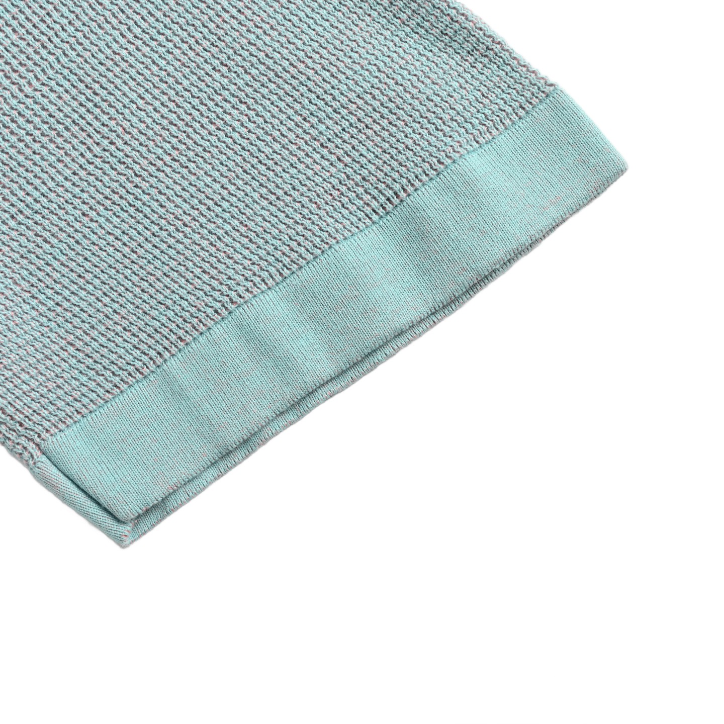 Dolphin jacquard knit T-shirt