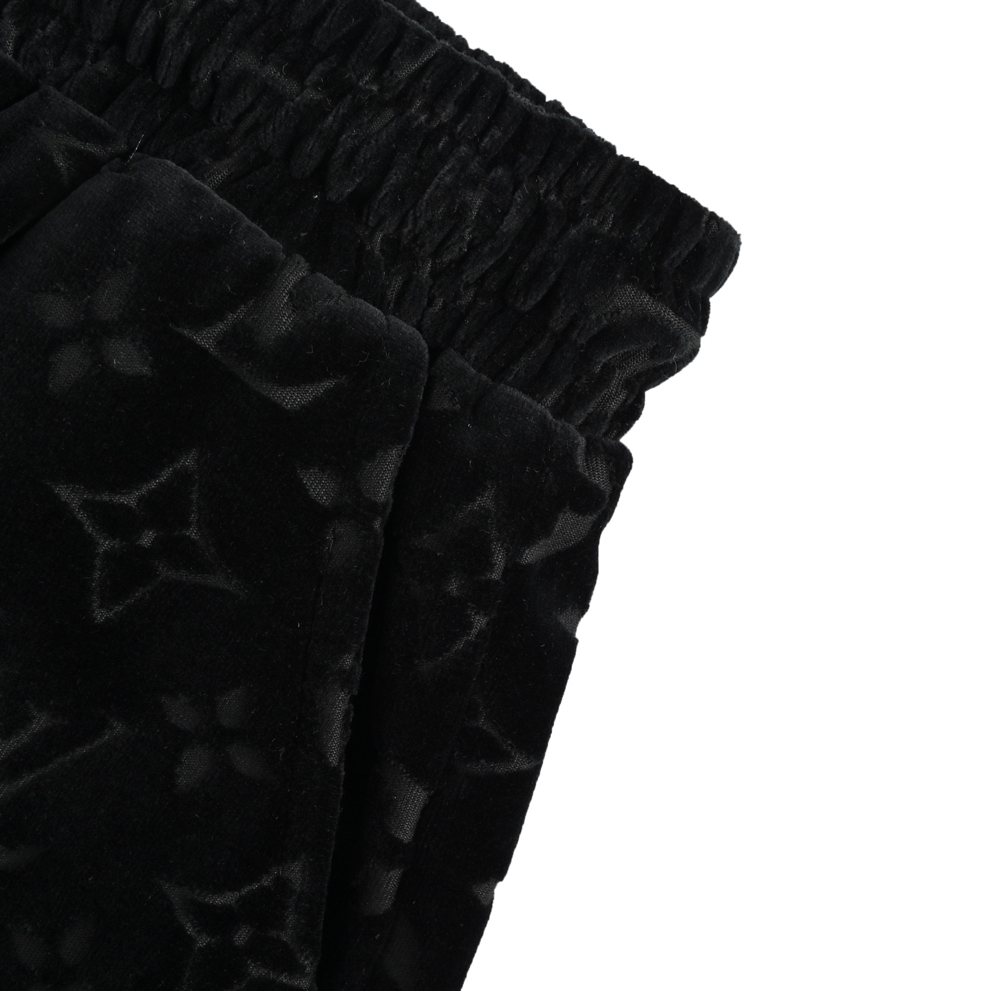 Towel flocking monogram jacquard shorts