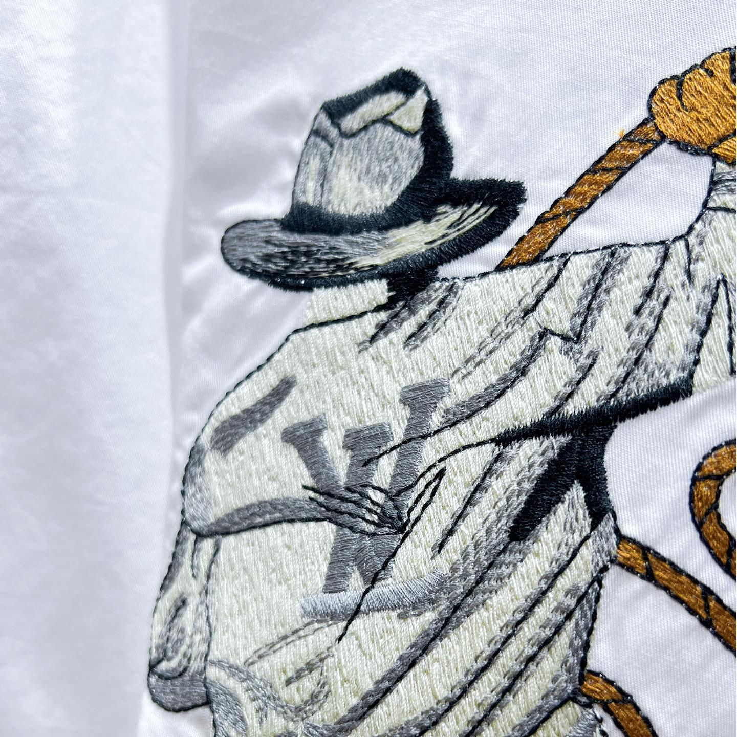 Horse Riding Embroidered Shirt