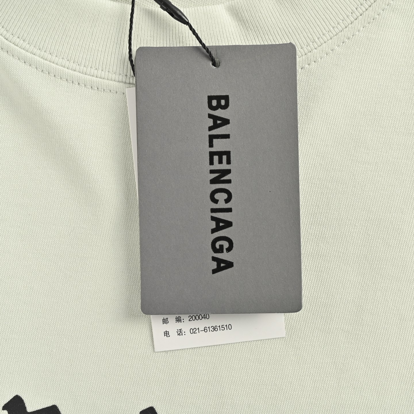 25ss Gothic letter print short sleeve T-shirt