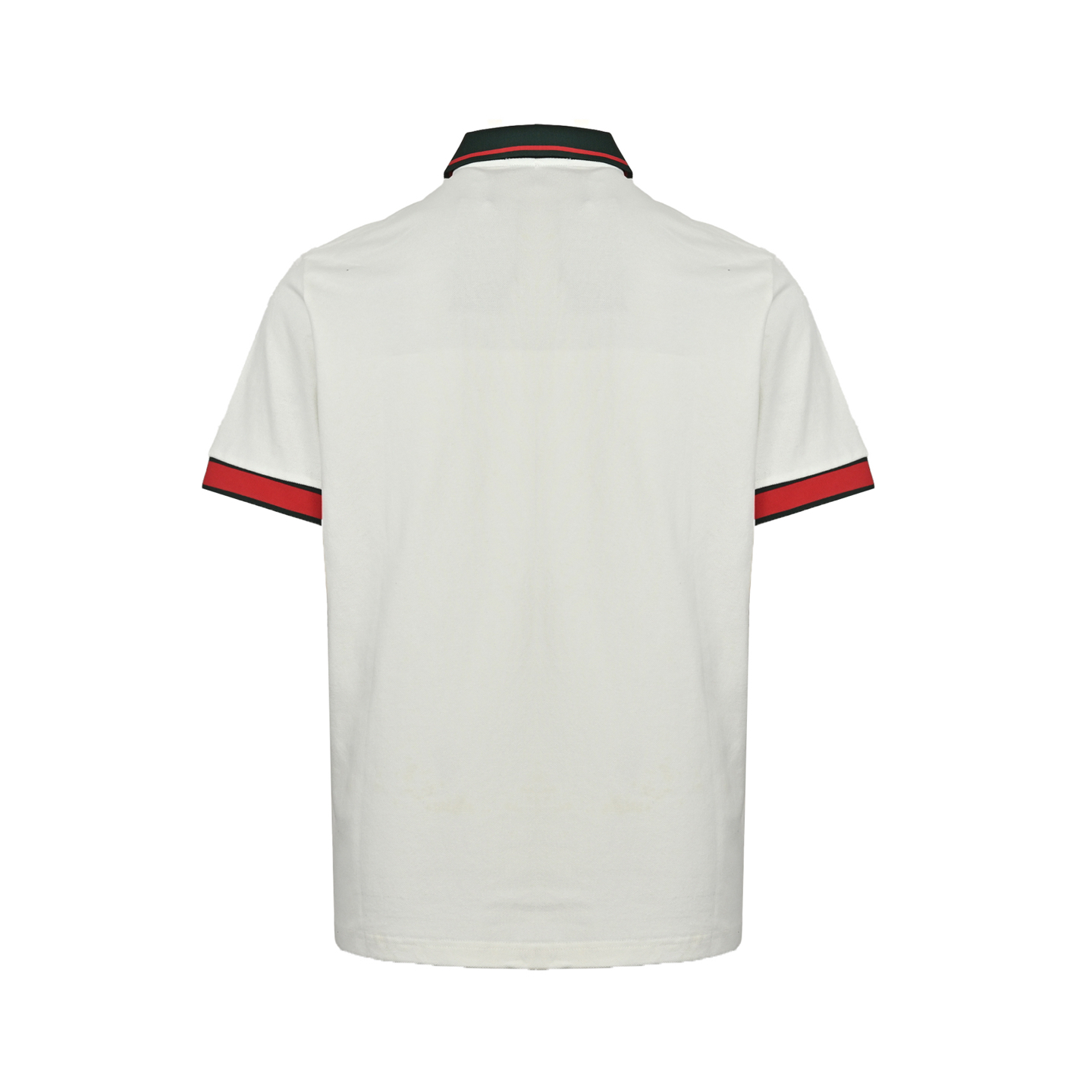 Polo shirt with sleeve and chest embroidery