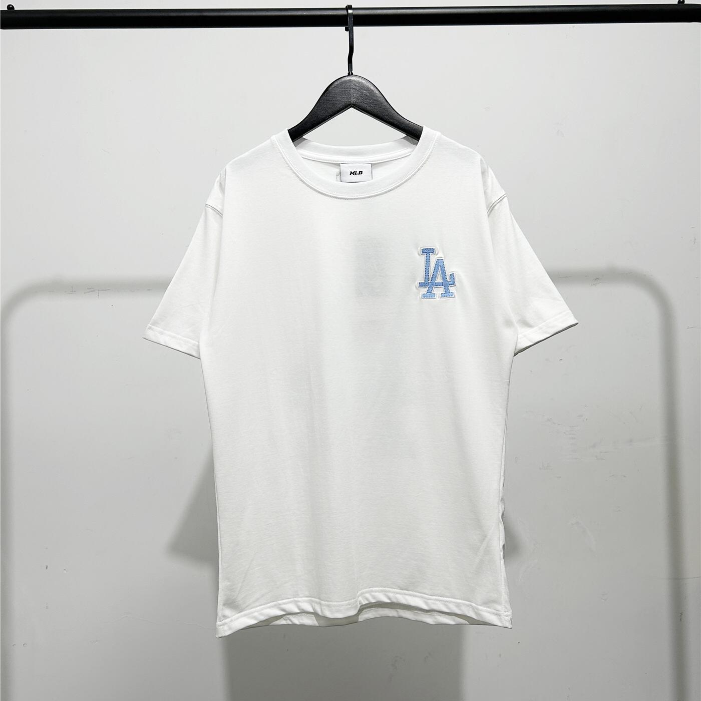 Embroidered cloud pattern T-shirt