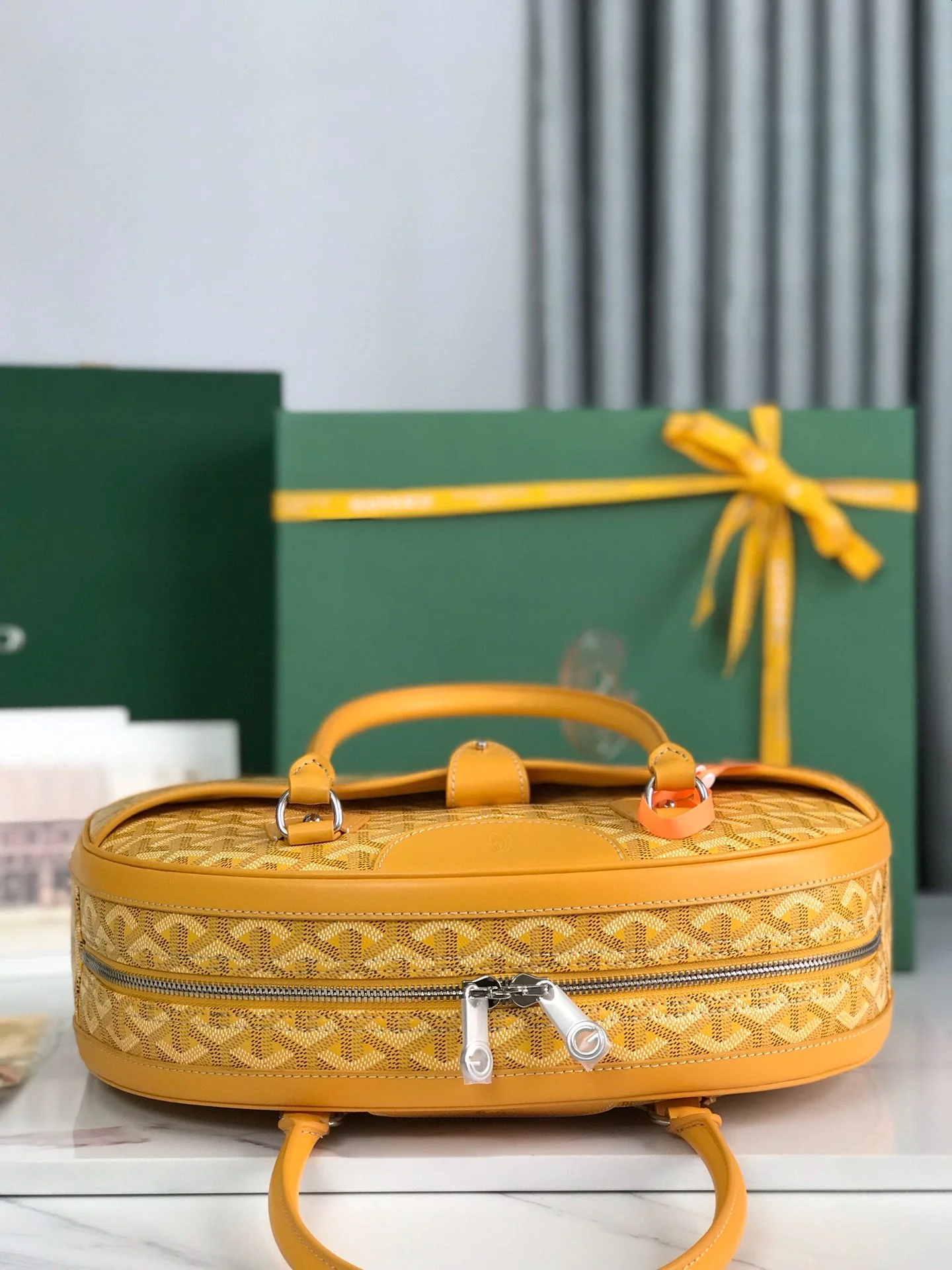 Yellow Calfskin Handbag