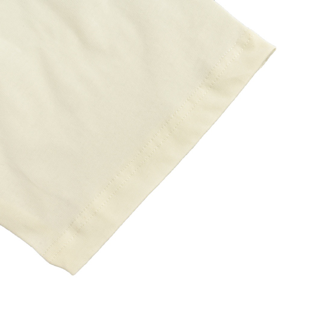 Airplane lettering logo print short-sleeved T-shirt