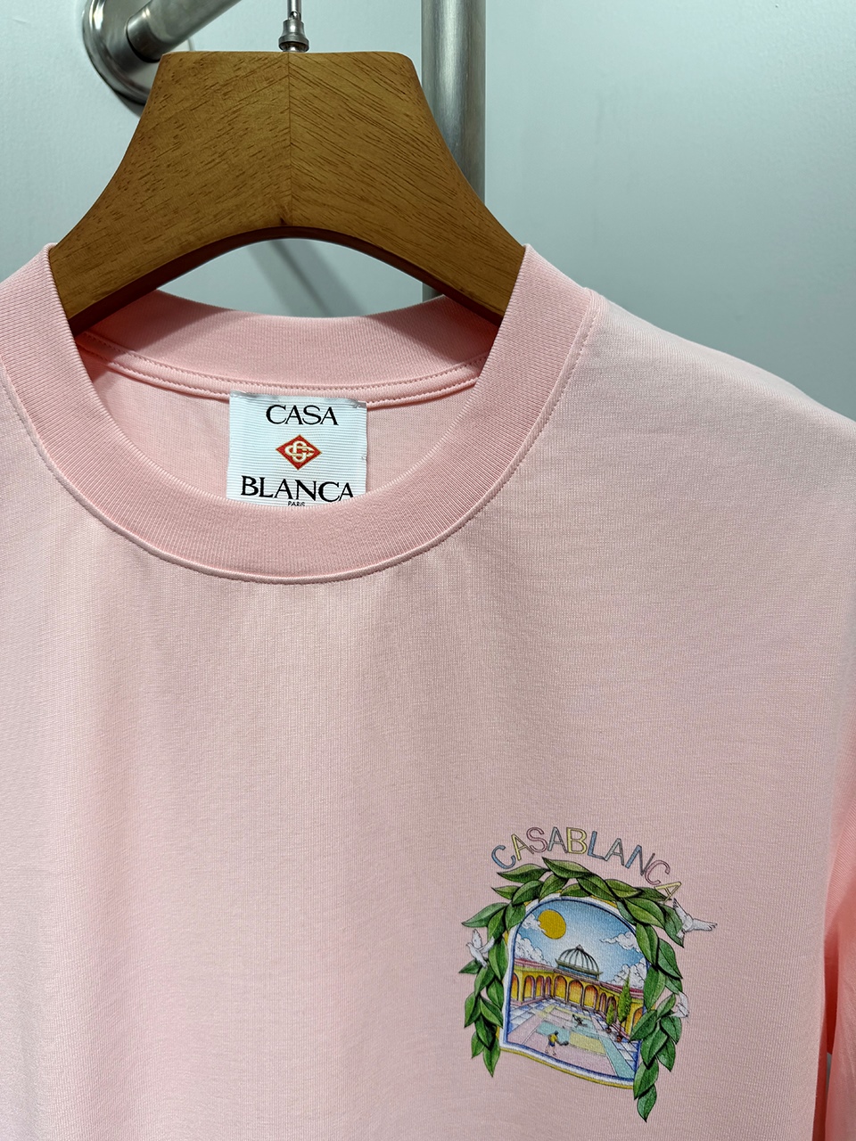 Casablanca Digital printed round neck T-shirt