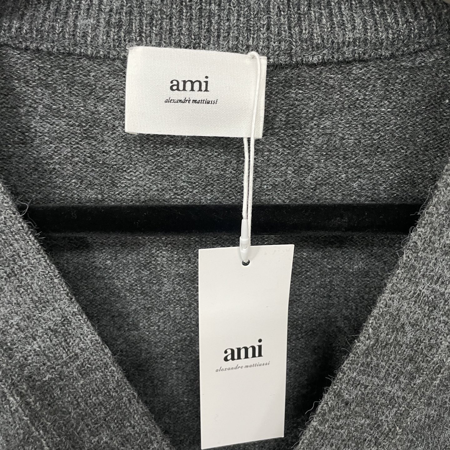 New White Big Heart Knitted Cardigan Sweater