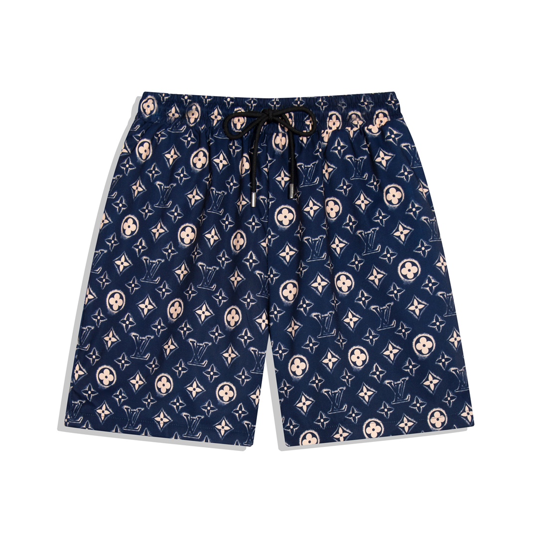 Full-print casual beach shorts