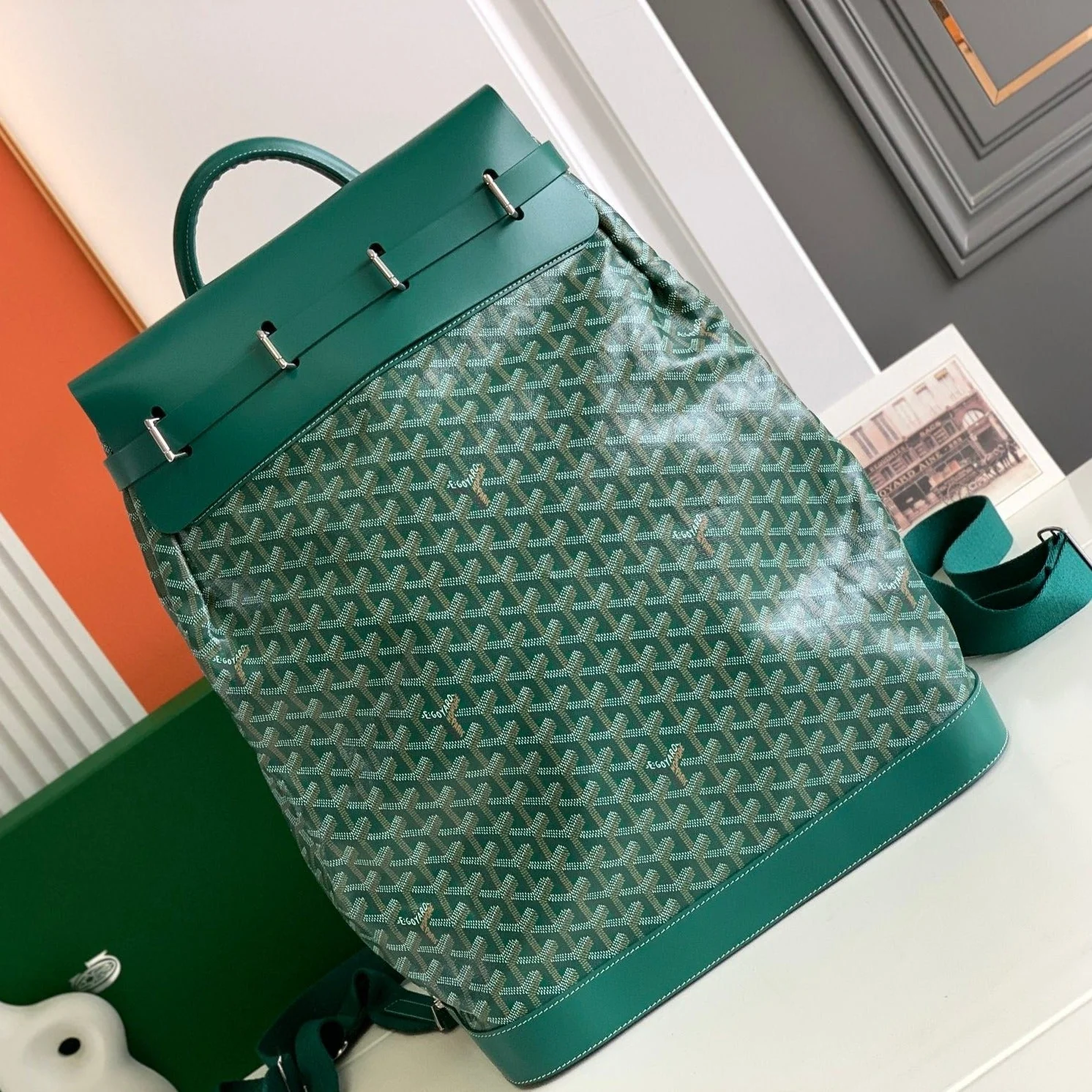 Steamer Pm Bag 48cm Green