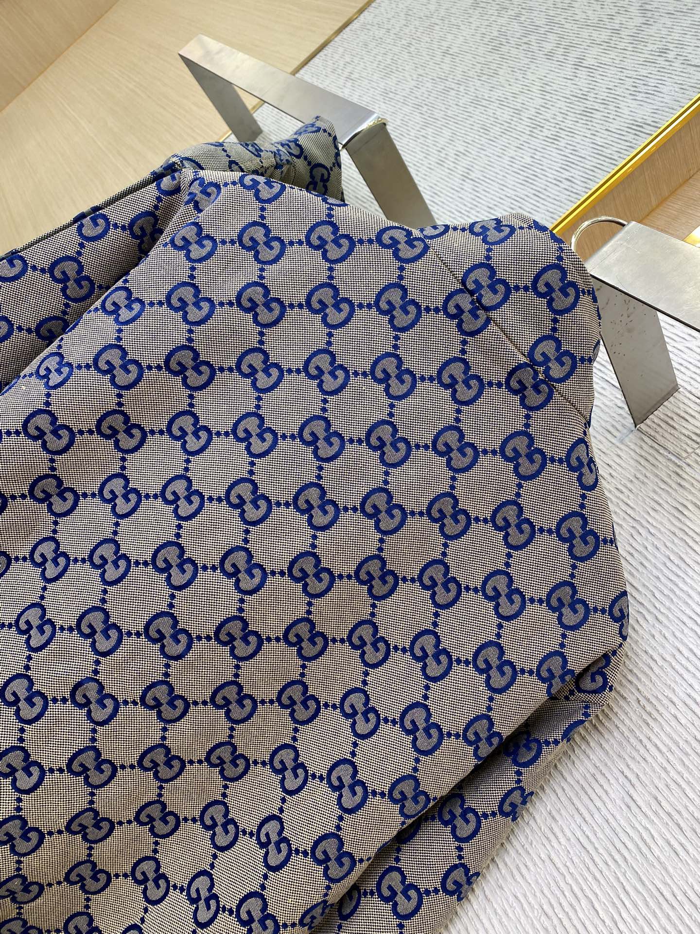 Jacquard Stand Collar Jacket