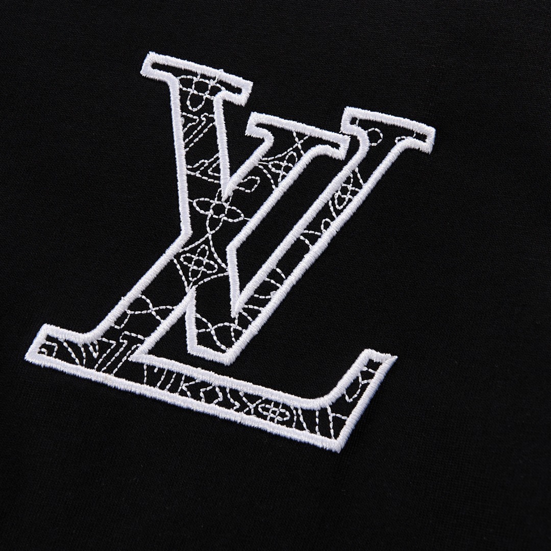 2025ss embroidered letter short sleeves