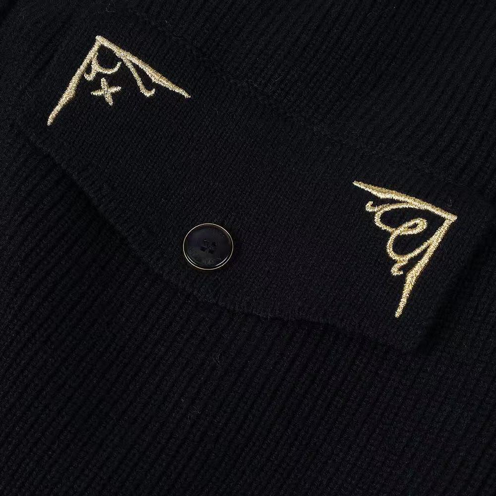 Gold Frame Knitted Sweater