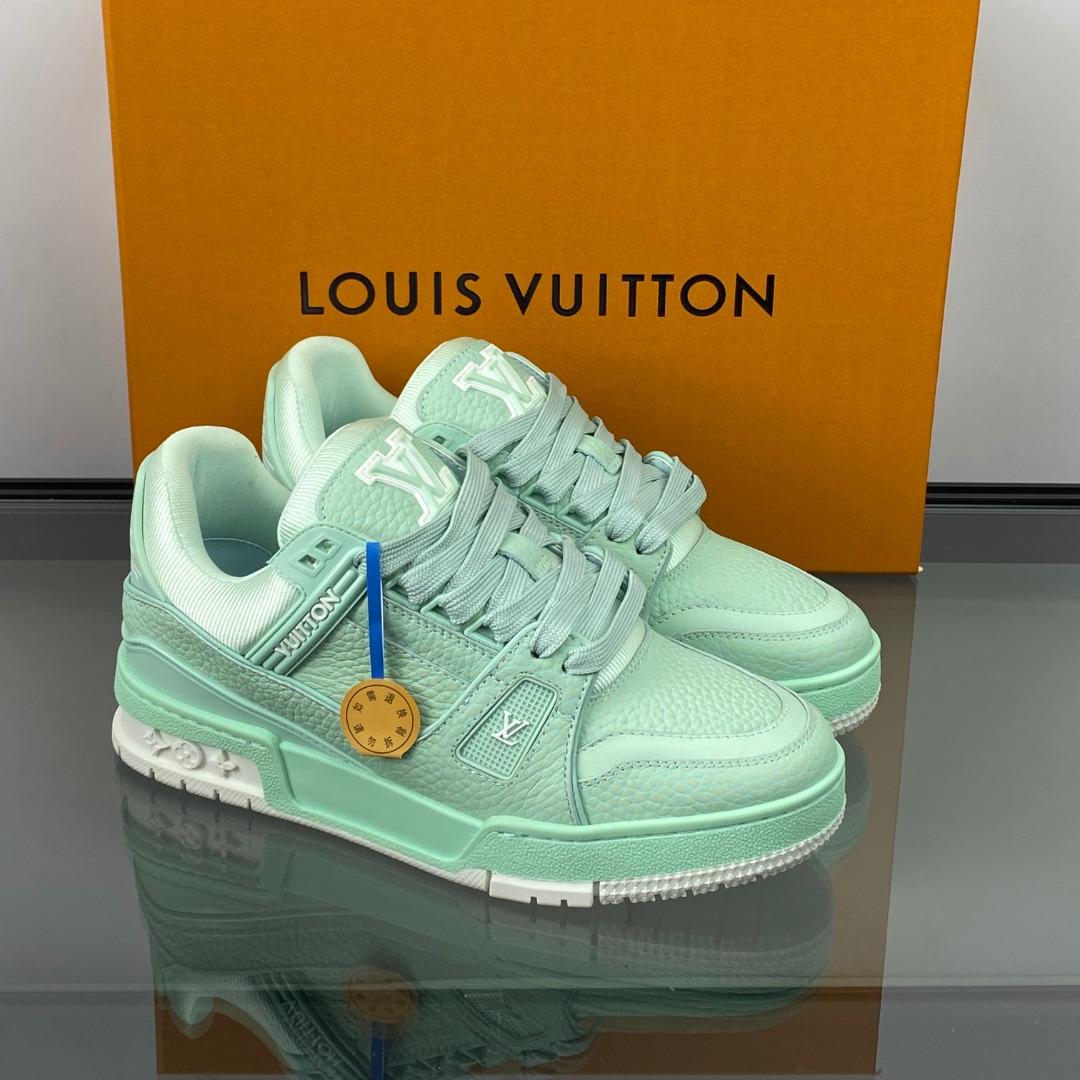 Mint Green White Trainer