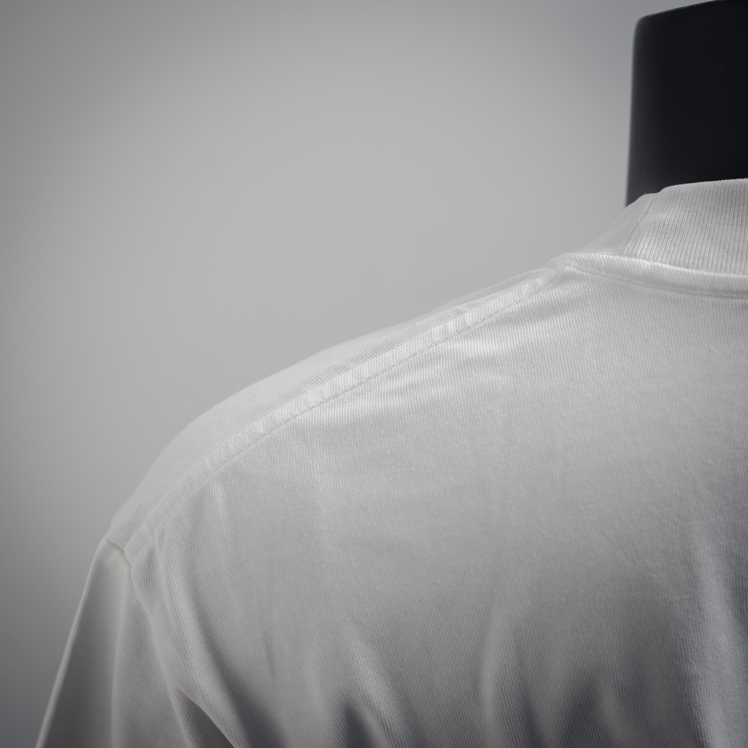 25ss graffiti cursive short-sleeved T-shirt