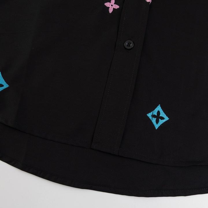 Pocket Patch Embroidered Shirt