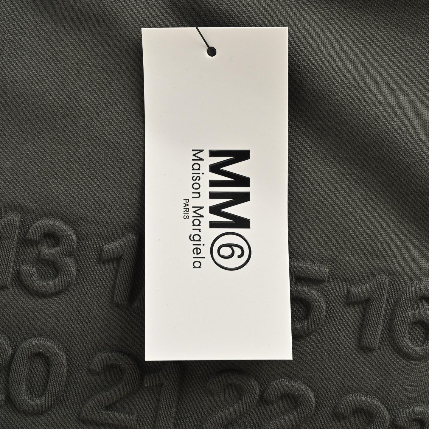 Margiela 25ss embossed short sleeve