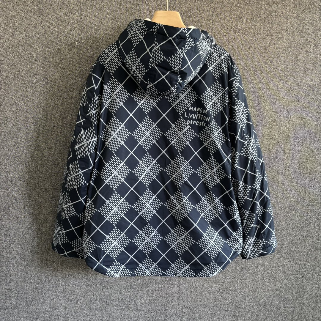 Hooded Reversible Long Sleeve Jacket