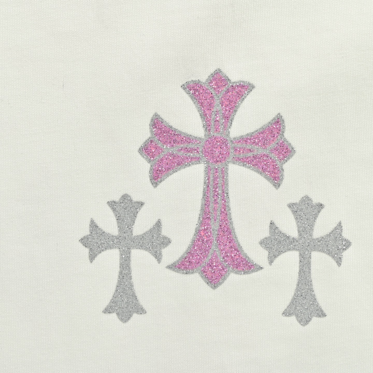 25ss glitter print short sleeve T-shirt