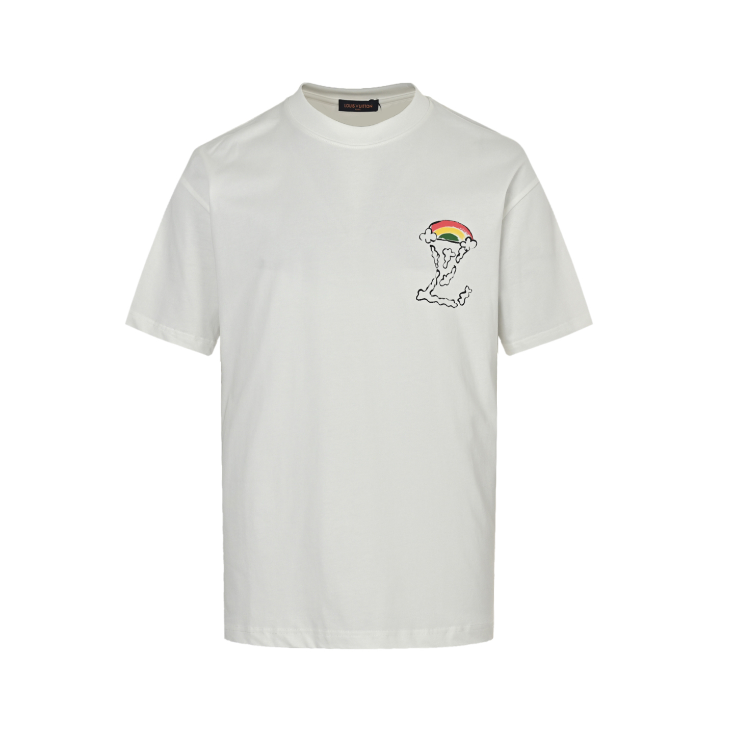 Back Painted Cloud Graffiti T-Shirt