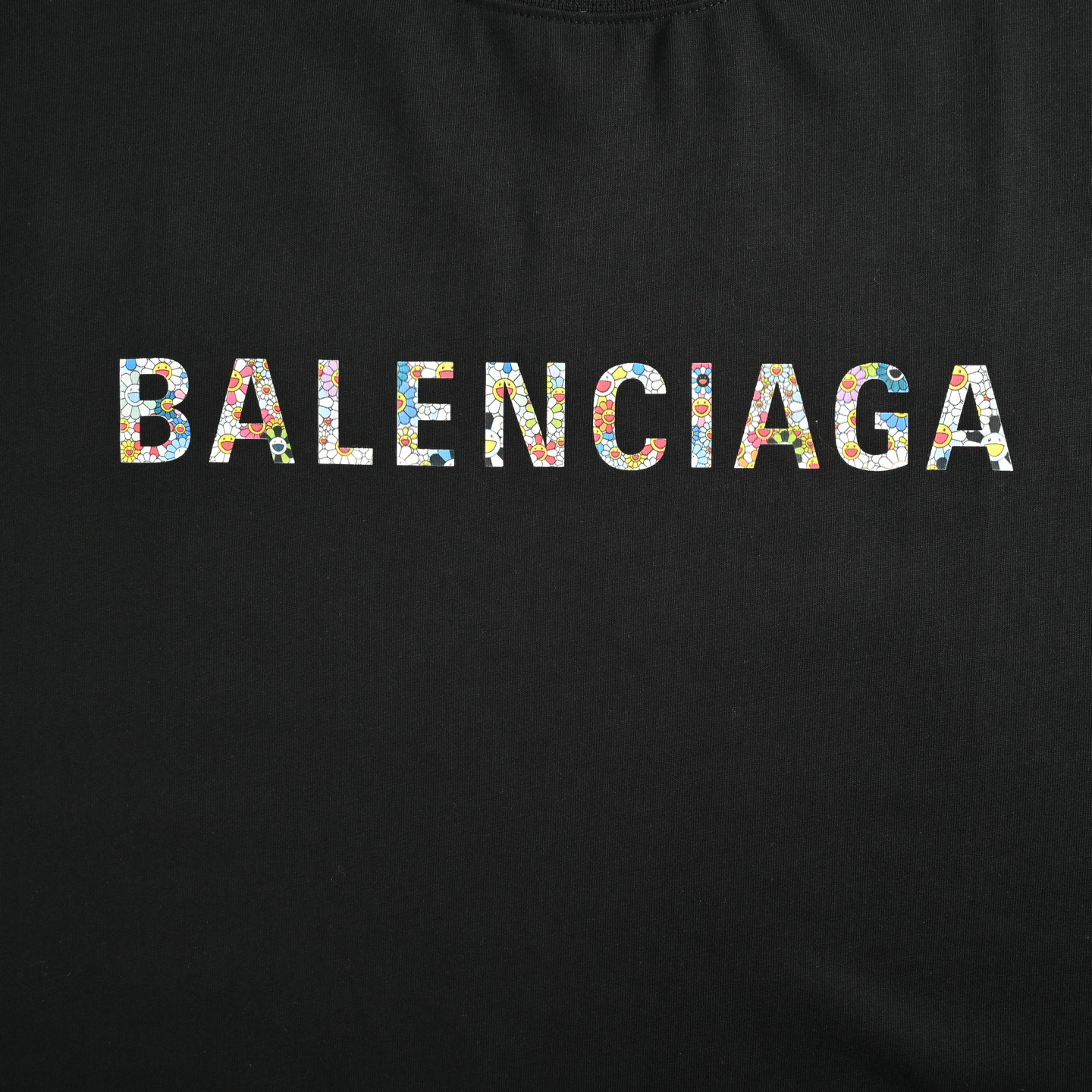 25ss sunflower print short-sleeved T-shirt