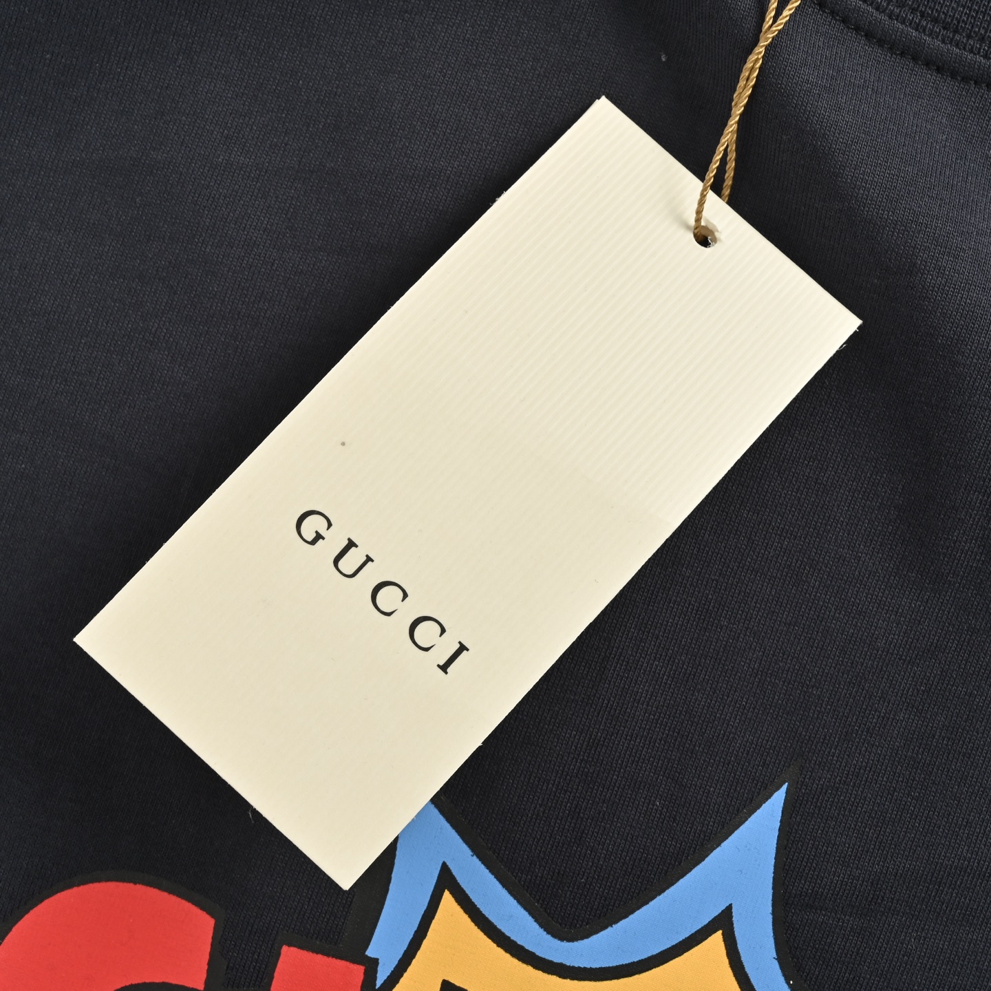 Exploding letters print T-shirt