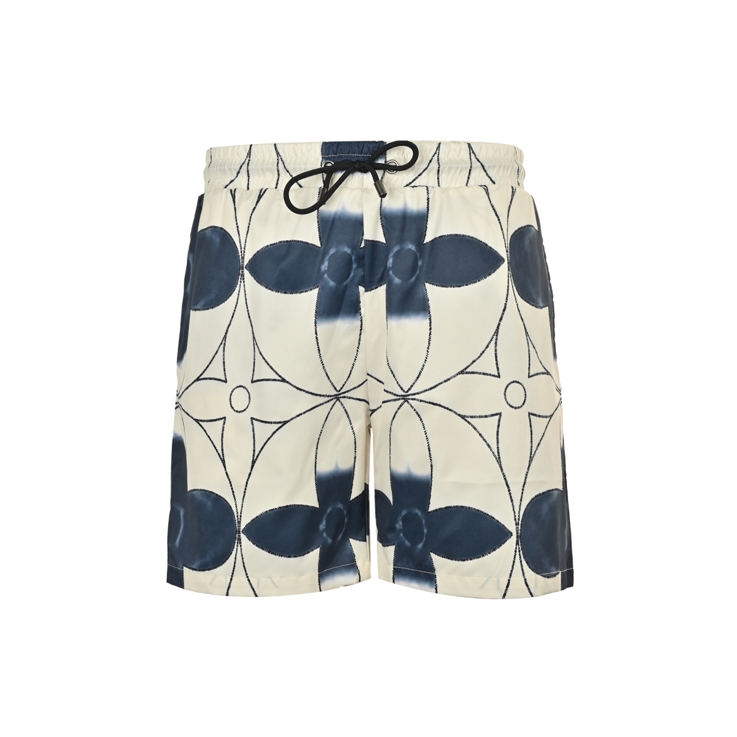 Four-leaf clover ink-dyed shorts