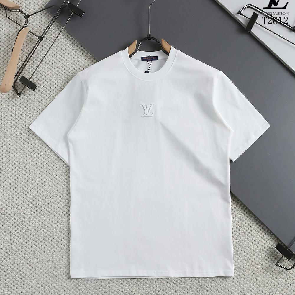 Classic embroidered patch print T-shirt